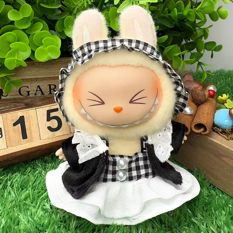 Playeras Streetwear para Muñecos Labubu – Ropa Urbana para Muñecas de 17cm (Muñeca no incluida)