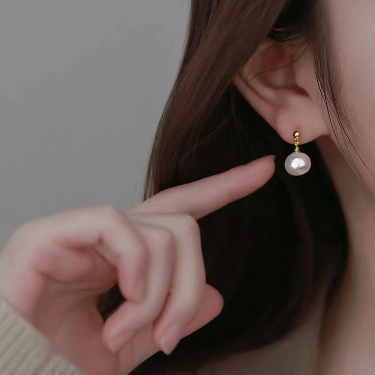 Pendientes con Perlas de Plata 925 – Diseño Discreto Clásico y Elegante
