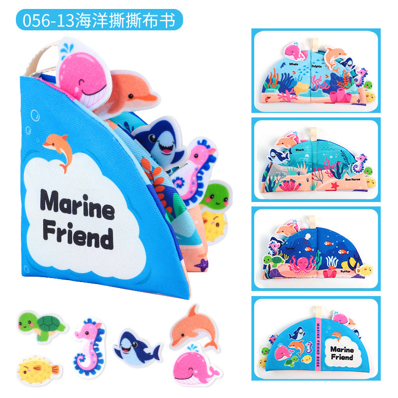 Juguetes para Bebés de 1 Año Libros Educativos de Tela Suaves