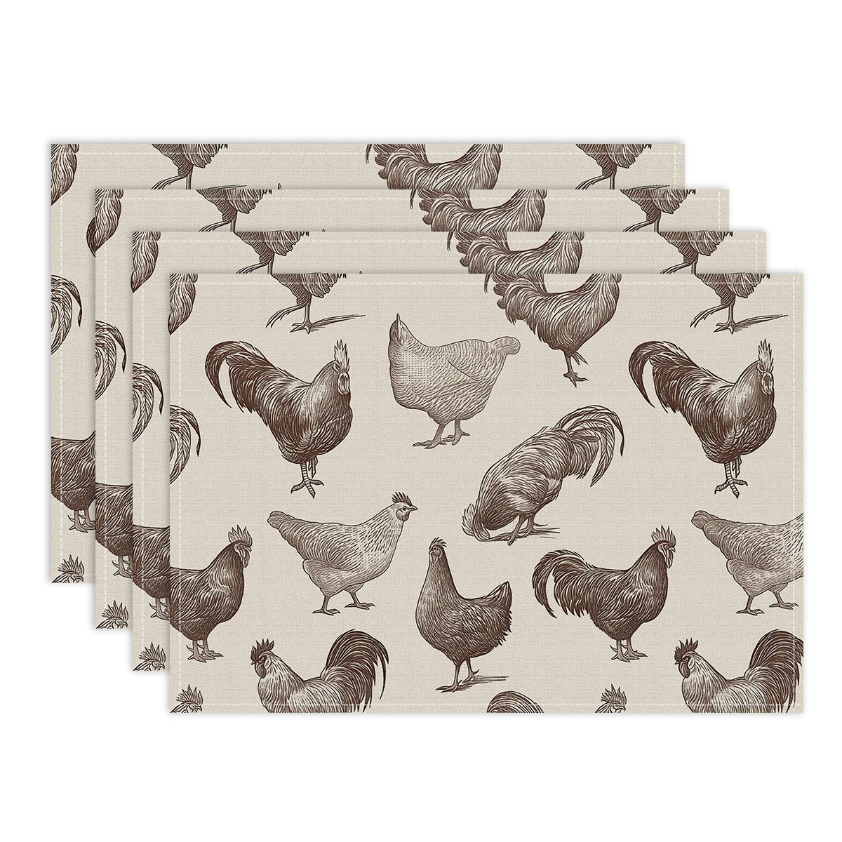 Christmas Table Mat: Holiday Dinnerware & Party Decoration