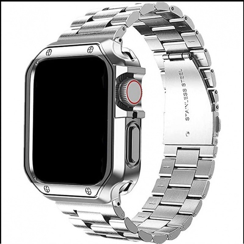 Carcasa protectora para Apple Watch en acero inoxidable