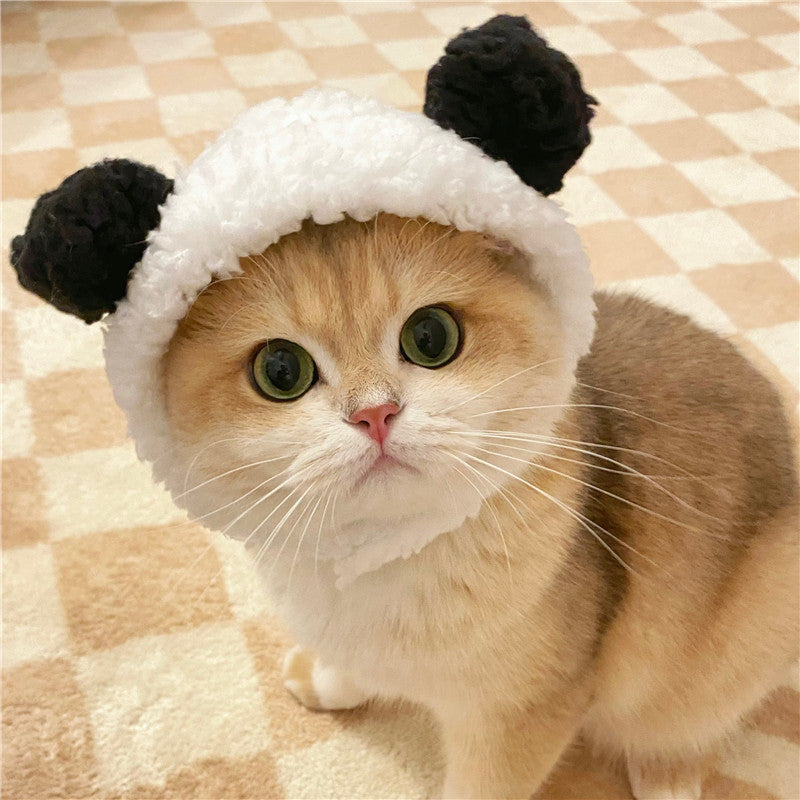 Gorro de panda para mascotas
