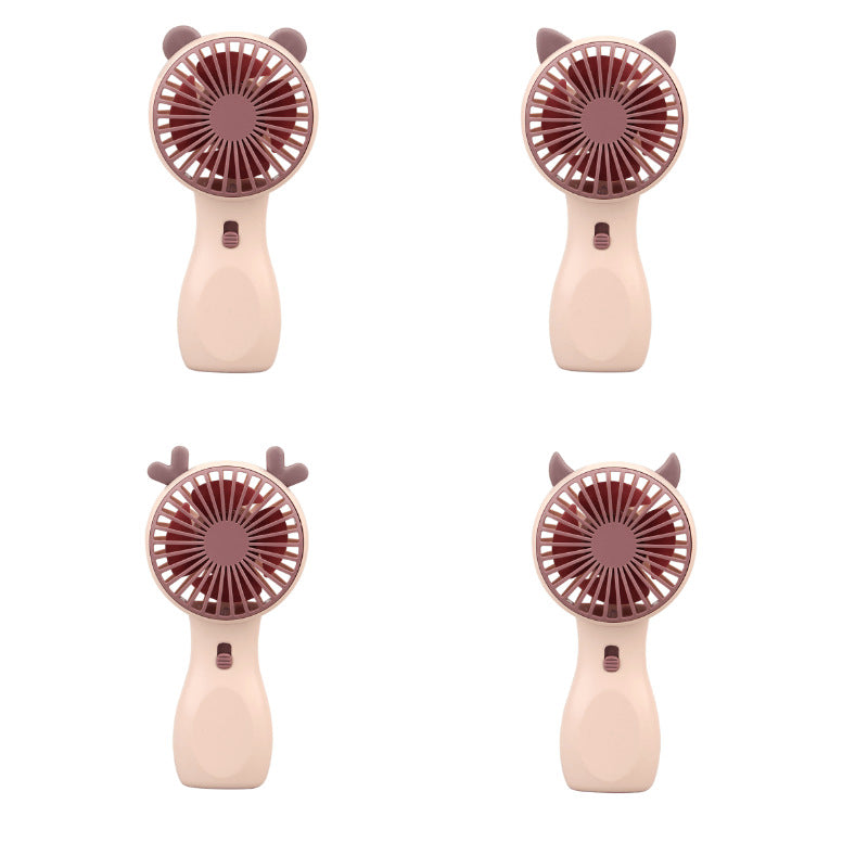 Ventilador portátil silencioso USB recargable con luz: mini ventilador de bolsillo de fábrica