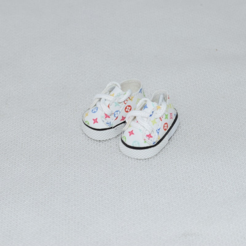 Labubu Shoe Collection with 17CM Keychains: Dress-up Dolls and Toys