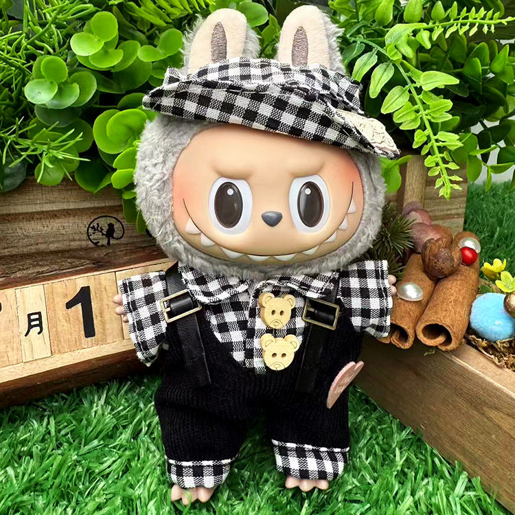 Playeras Streetwear para Muñecos Labubu – Ropa Urbana para Muñecas de 17cm (Muñeca no incluida)