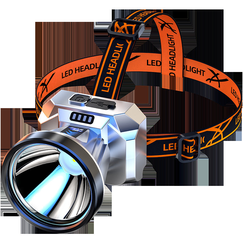 LED Headlamp for Night Fishing: Rechargeable, Camping, Long Battery Life