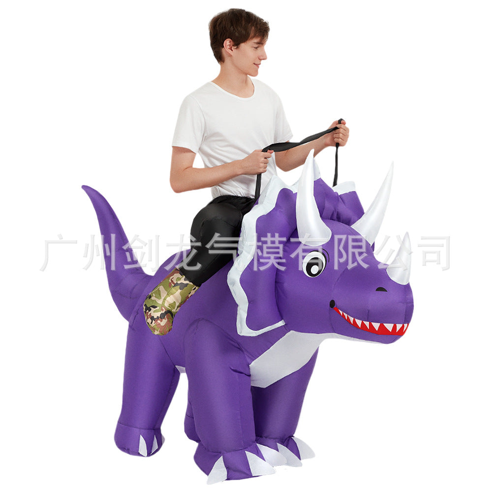 Disfraz Inflable de Dinosaurio y Otros Animales para Niños y Adultos