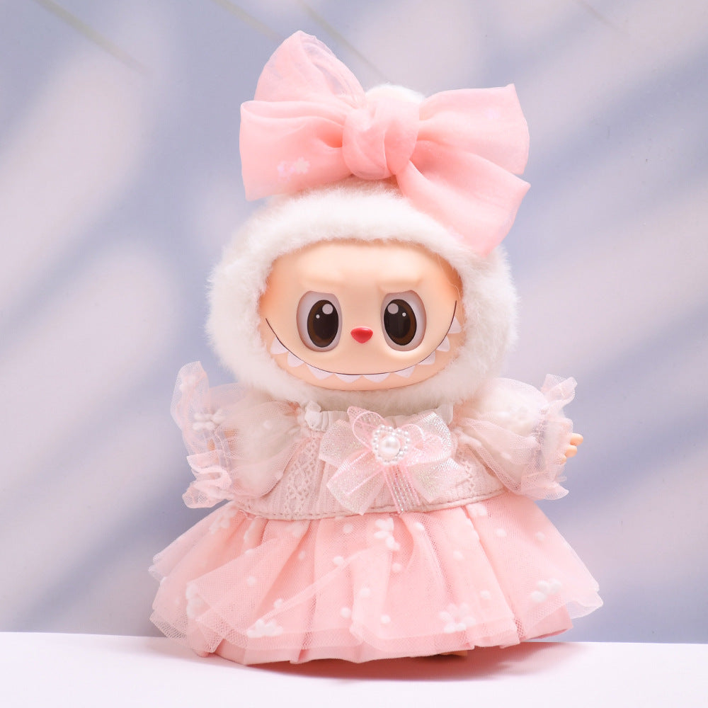 Stitch Story: Compatible with Labubu, Clothing Set, Accessories for 17cm Dolls, Accessories for Labubu (No Doll)