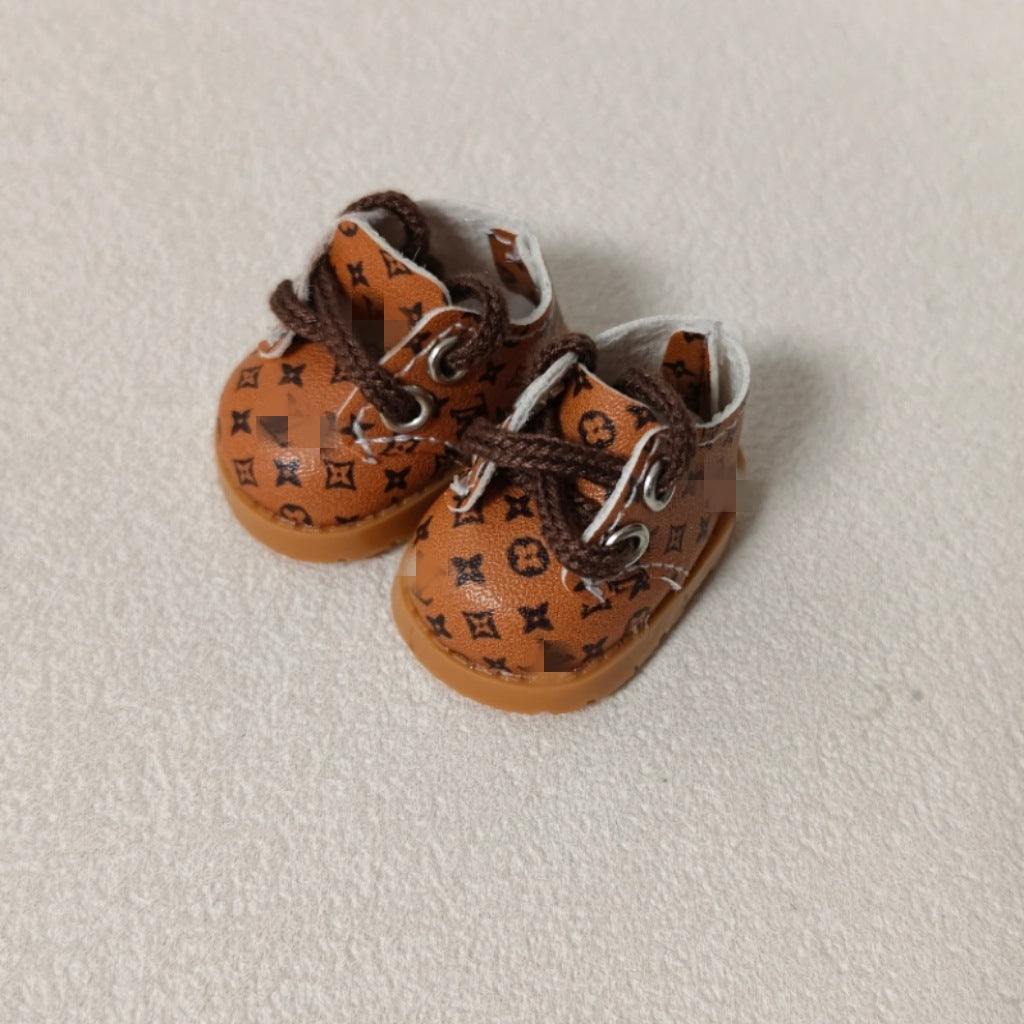 Labubu Shoe Collection with 17CM Keychains: Dress-up Dolls and Toys