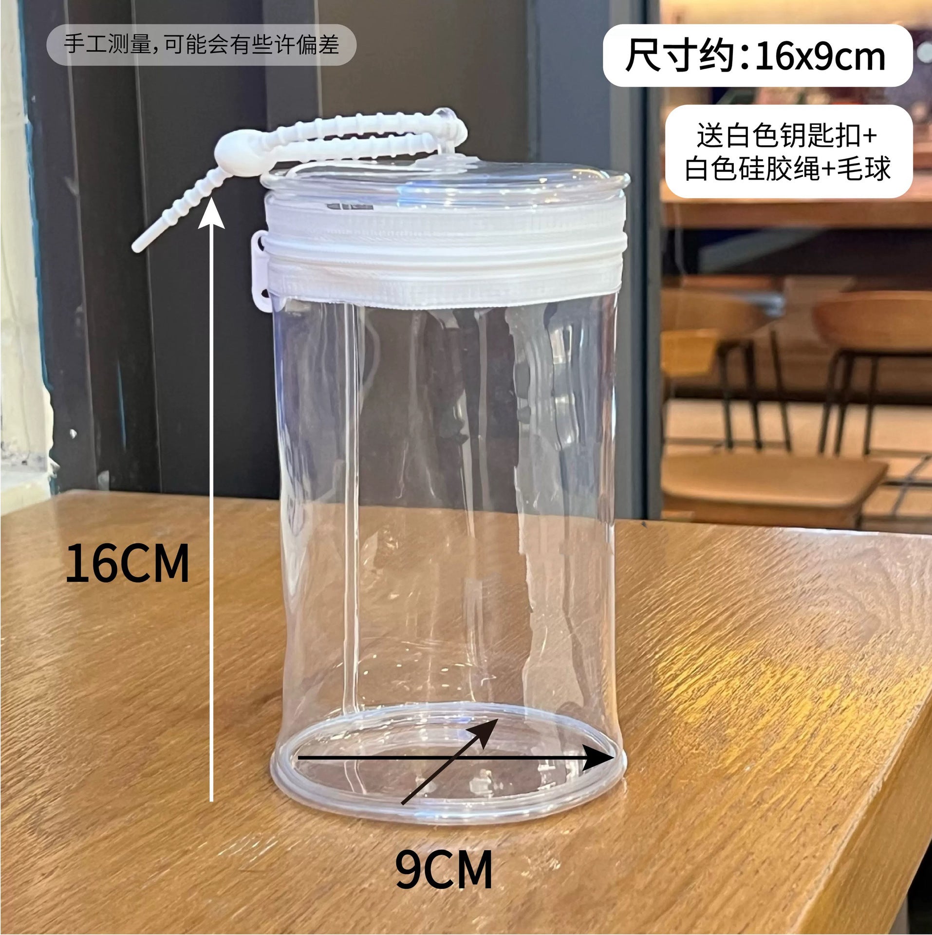 Bolsa Protectora para Labubu colección Coca-Cola:Transparente, tubular y Ovalada.