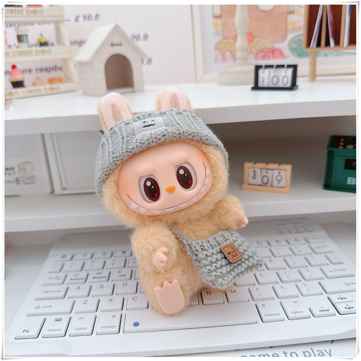 Ropa y accesorios para munecos Labubu, varios diseños divertidos (Muñeca no incluida)