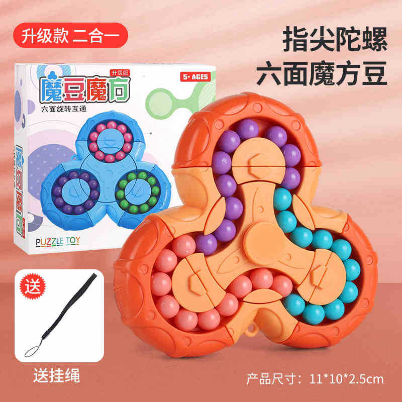 Hand Third Eye: Multicolor Puzzle Cube for Relaxation and Mental Development