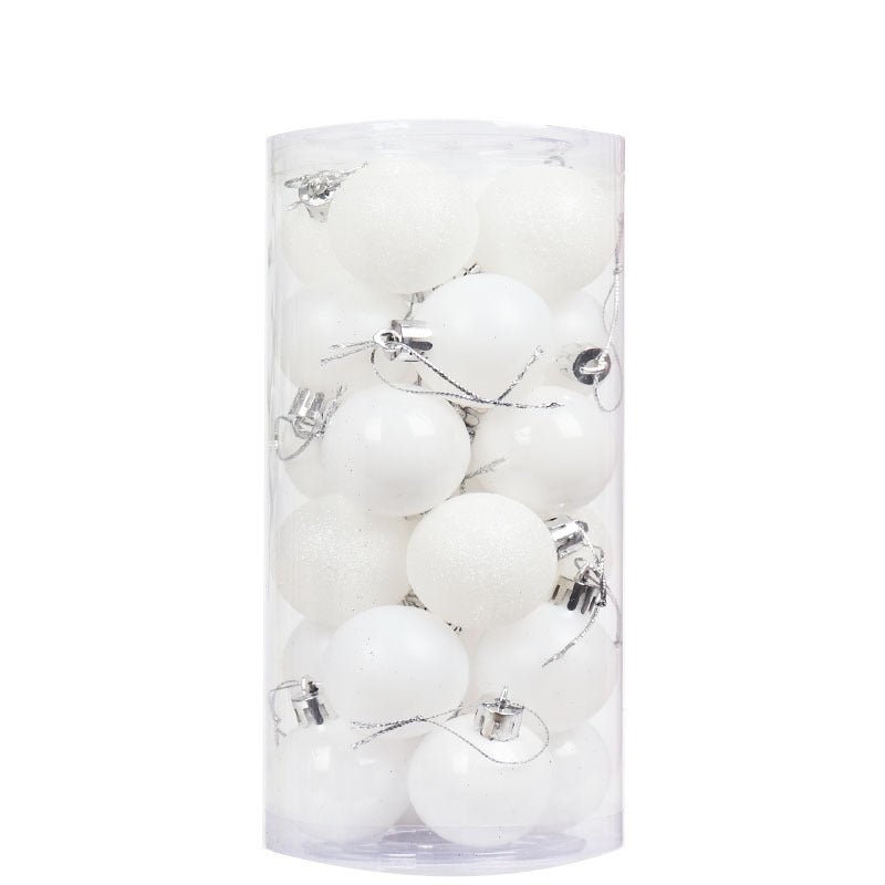 Bolas Navideñas Decorativas de Plástico con Acabado Metálico en Varios Colores