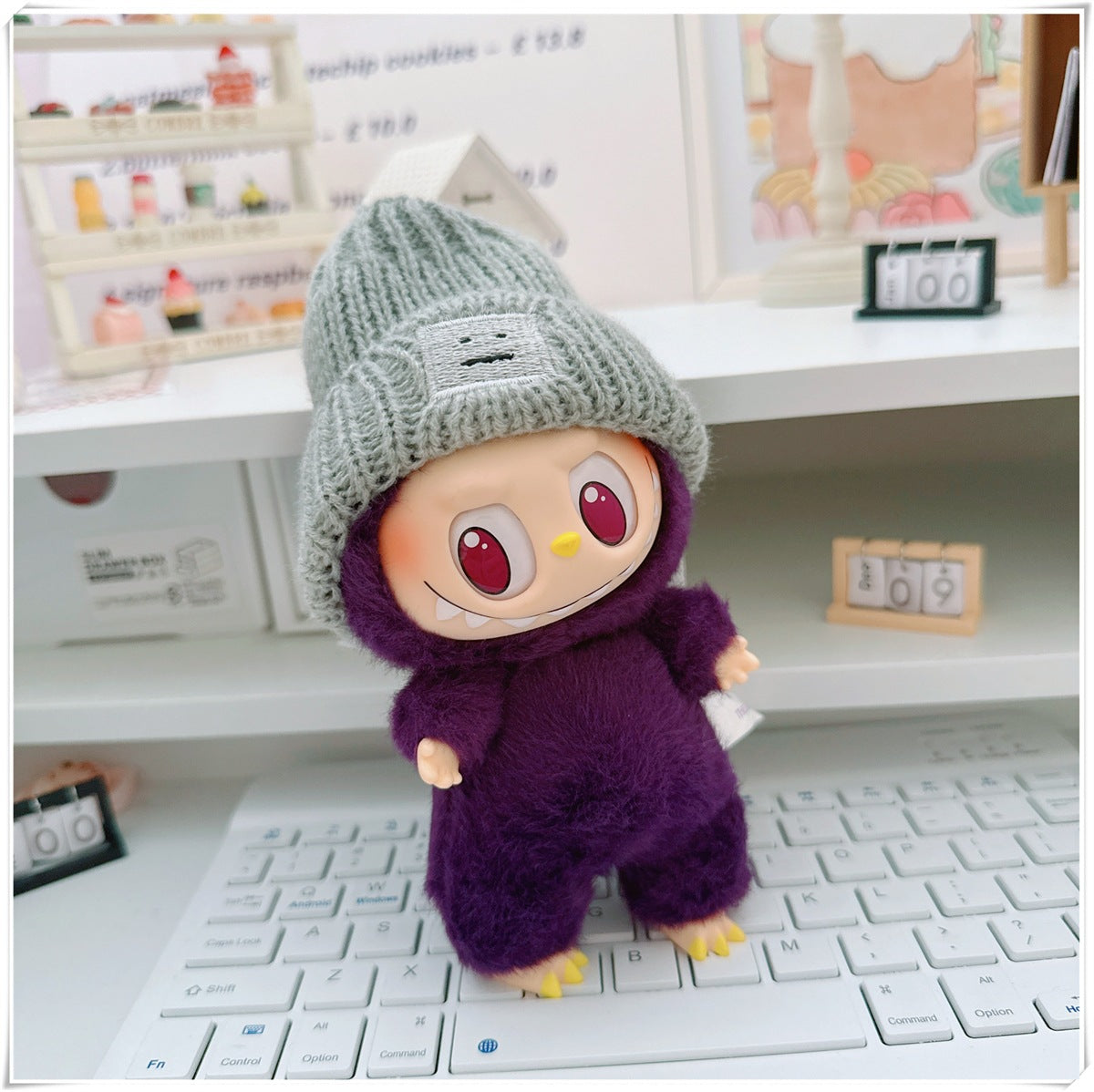 Ropa y accesorios para munecos Labubu, varios diseños divertidos (Muñeca no incluida)