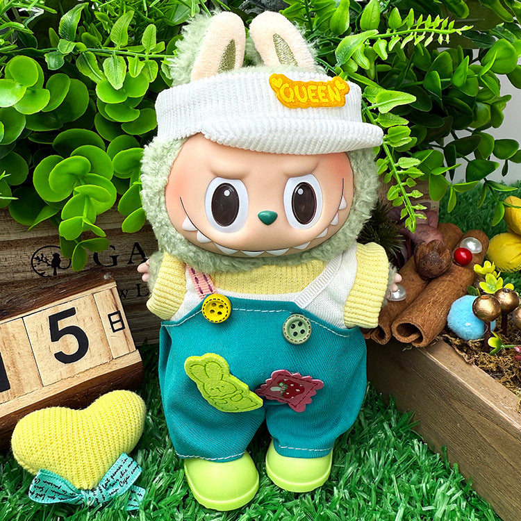 Playeras Streetwear para Muñecos Labubu – Ropa Urbana para Muñecas de 17cm (Muñeca no incluida)