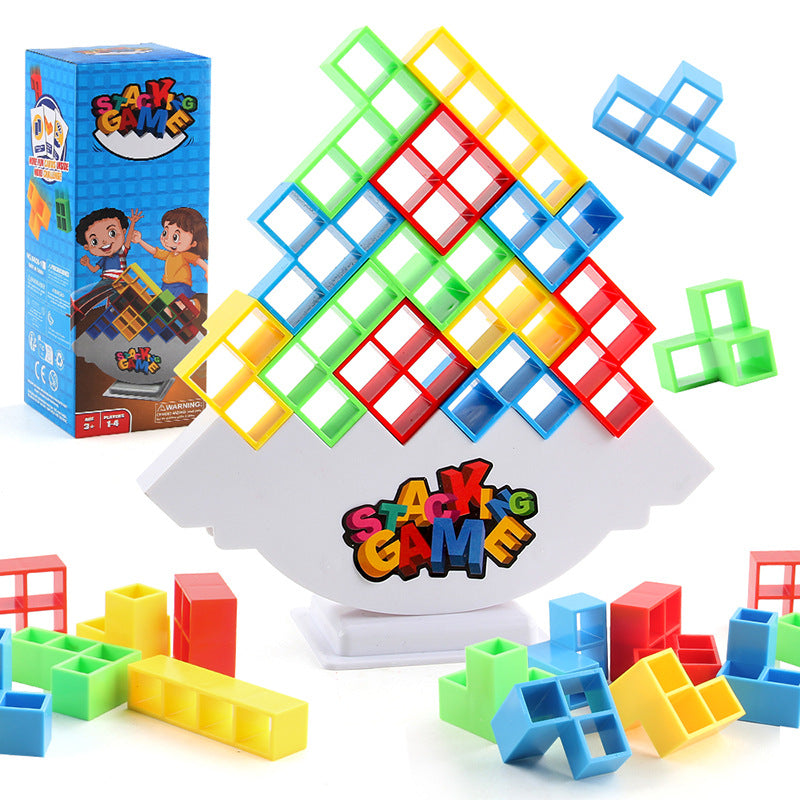 Tetris de Bloques Apilables: Juego de Mesa Interactivo para Padres e Hijos