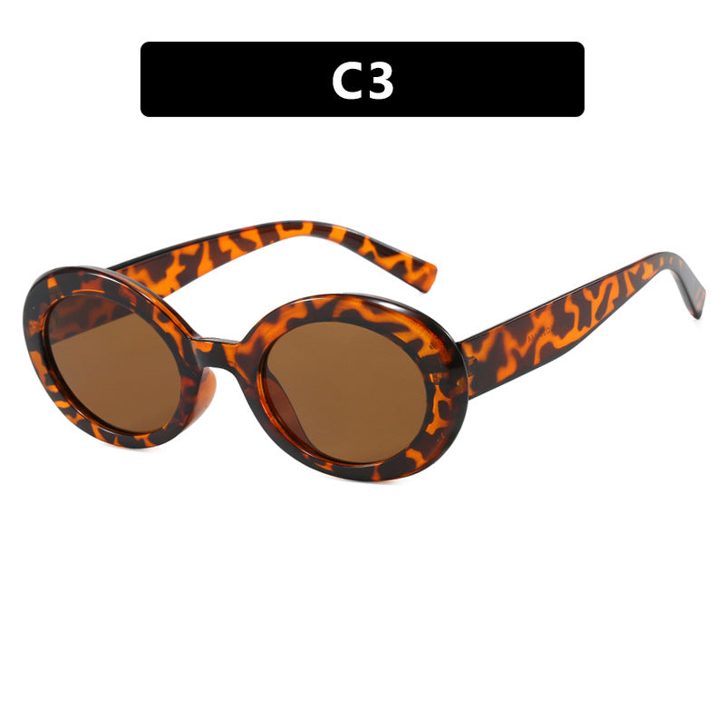 Gafas de Sol Ovaladas Modernas con Protección UV para Mujer