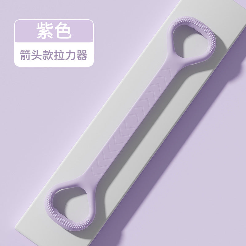 Cuerda de Resistencia en Forma de 8: Banda de Silicona Elástica de Alta Resistencia para Ejercicio, Moldeado Corporal, Entrenamiento de Espalda y Yoga