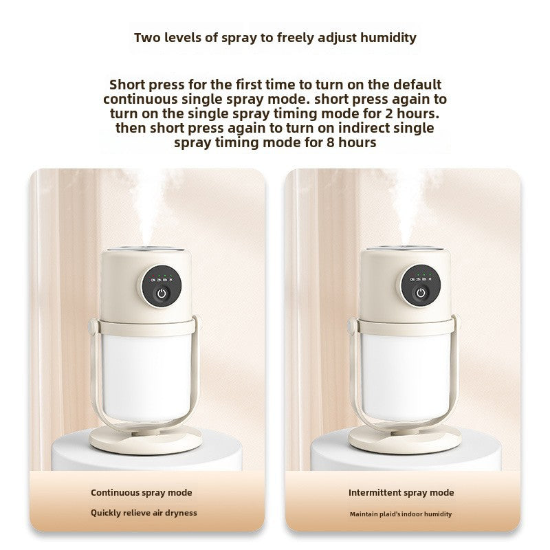 Humidificador Inteligente: Gran Capacidad, USB, Silencioso, Luz Nocturna, Purificador de Aire Compacto