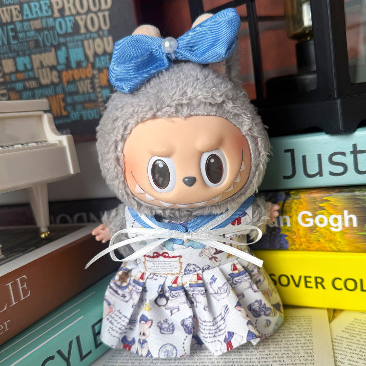 Playeras Streetwear para Muñecos Labubu – Ropa Urbana para Muñecas de 17cm (Muñeca no incluida)