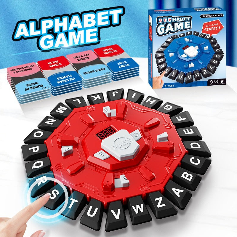 Letter Board - Educational Children's Board Game: Fast-Paced English Word Game