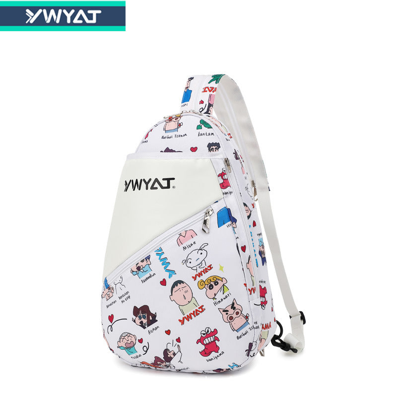 Mochila de Bádminton para Niños – Bolsa Unisex con Compartimento para dos Raquetas