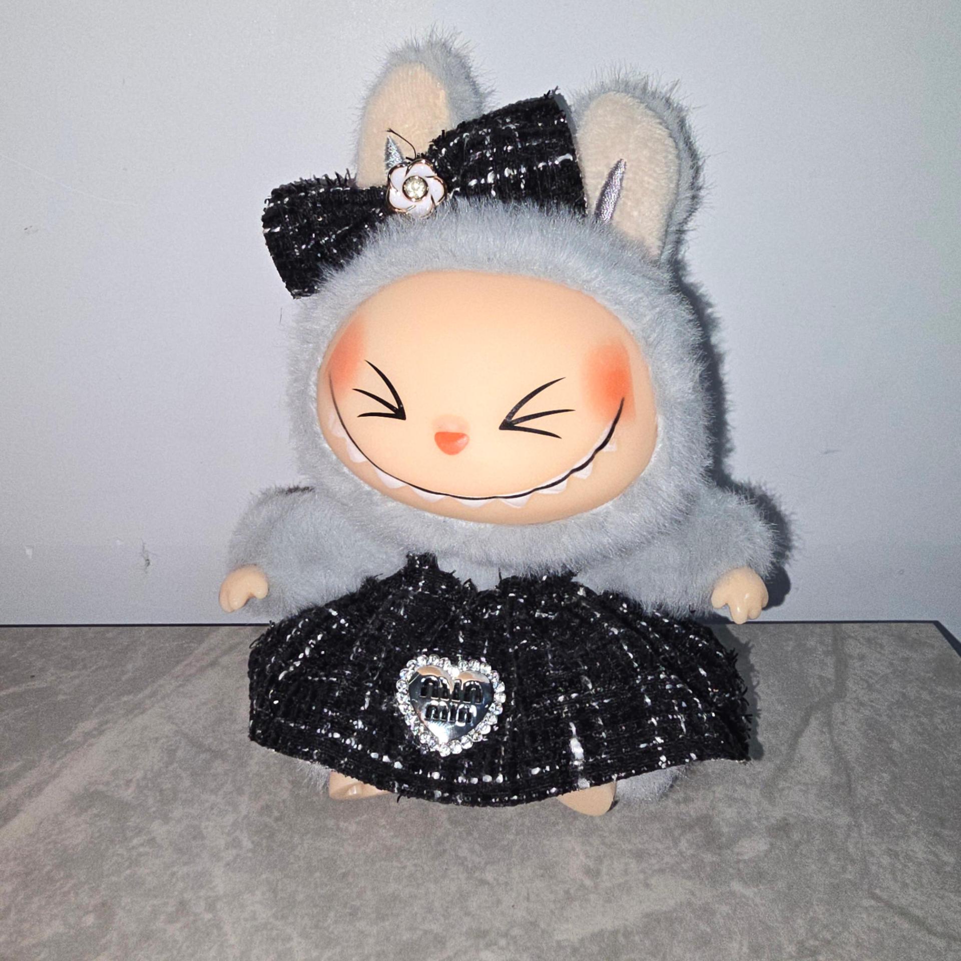 Ropa Estilo Bohemio para Muñeca Labubu 17 cm – Accesorios de Moda (Muñeca No Incluida)