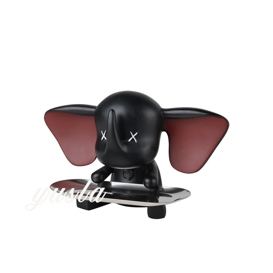 Escultura Elefante Organizador de Llaves Dumbo para Decoración Moderna
