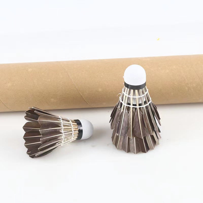 Volantes de bádminton negros para adultos – Resistentes y antiviento