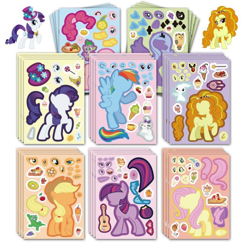 Pegatinas Mi Pequeño Pony – Juego de Manualidades DIY para Niños