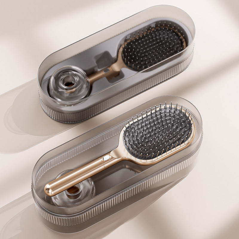 Cepillo de masaje de aire para cabello largo: peinador de acero inoxidable, diseño ergonómico, ideal para crear volumen y estilo