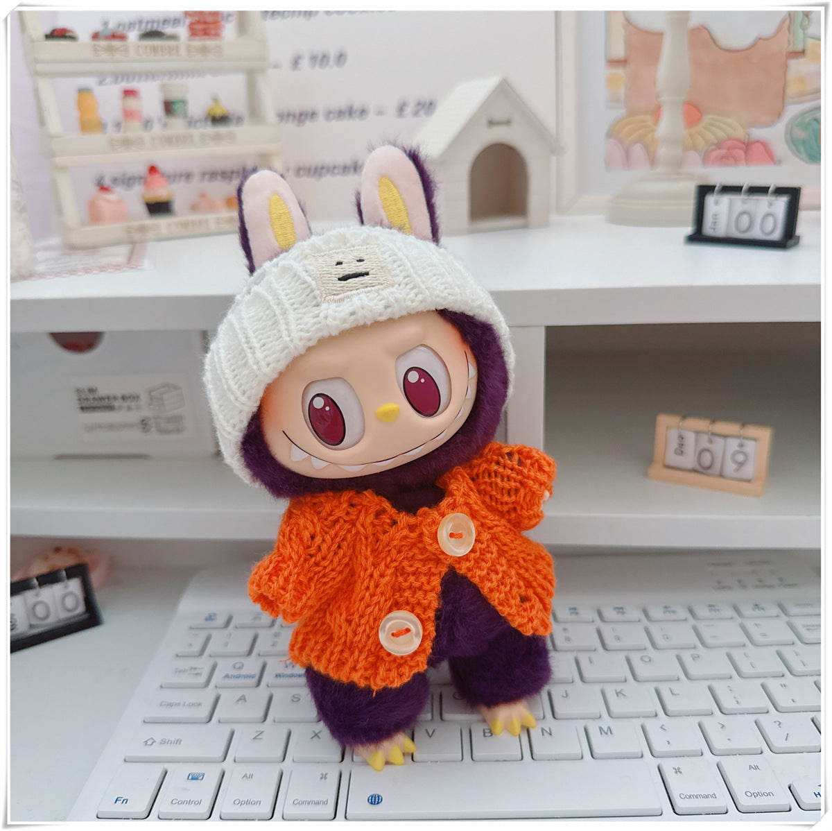 Ropa y accesorios  para munecos Labubu, varios diseños divertidos (Muñeca no incluida)