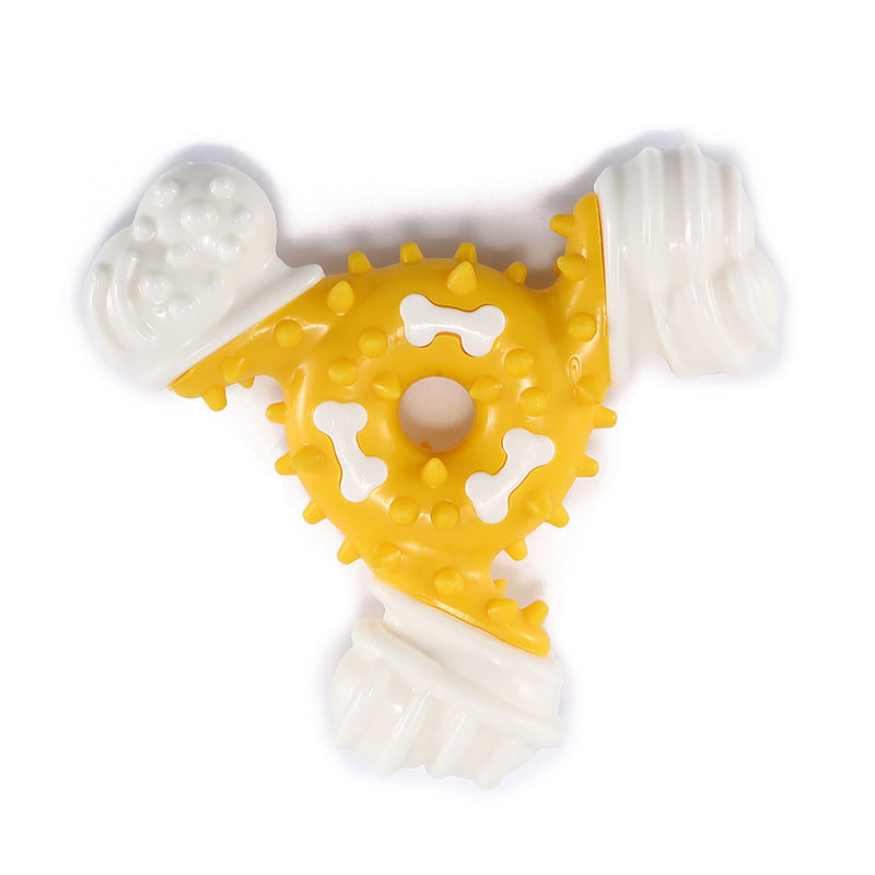 Hueso con Cobertura de Nylon: Juguete Dental para Perros, Entrenamiento y Masticación, Limpieza e Higiene Bucal