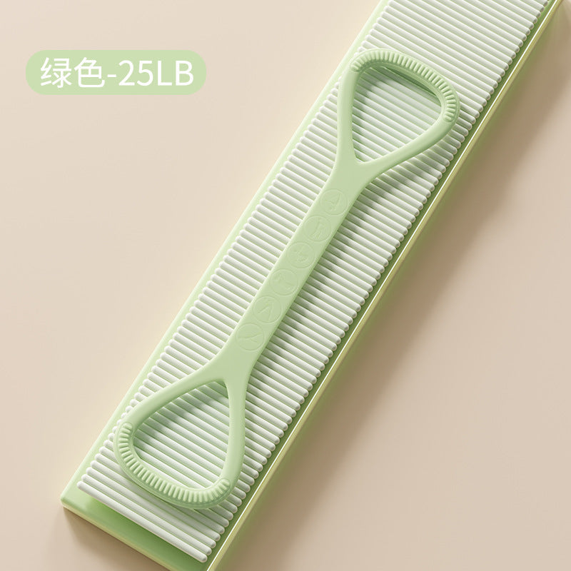 Cuerda de Resistencia en Forma de 8: Banda de Silicona Elástica de Alta Resistencia para Ejercicio, Moldeado Corporal, Entrenamiento de Espalda y Yoga