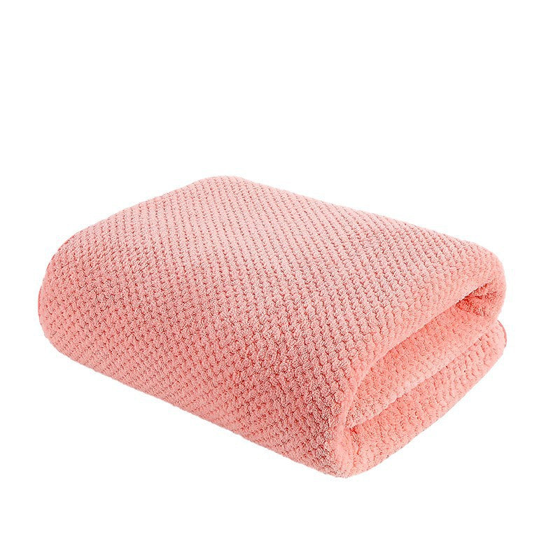 Toalla de baño de secado rápido con textura de piña