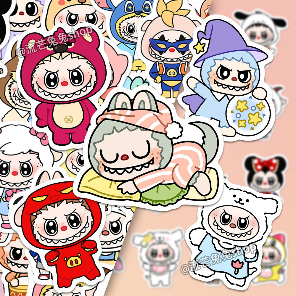 Pegatinas Decorativas para Labubu – Cambia Ropa y Accesorios