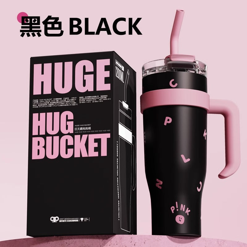 Vaso térmico grande para café, té o agua, con tapa a prueba de derrames