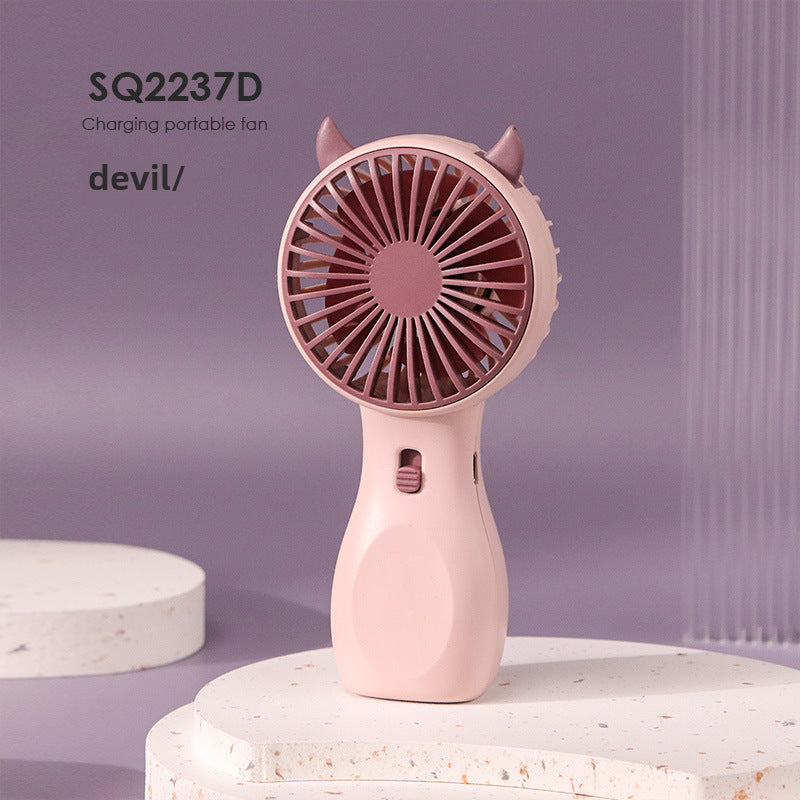 Ventilador portátil silencioso USB recargable con luz: mini ventilador de bolsillo de fábrica