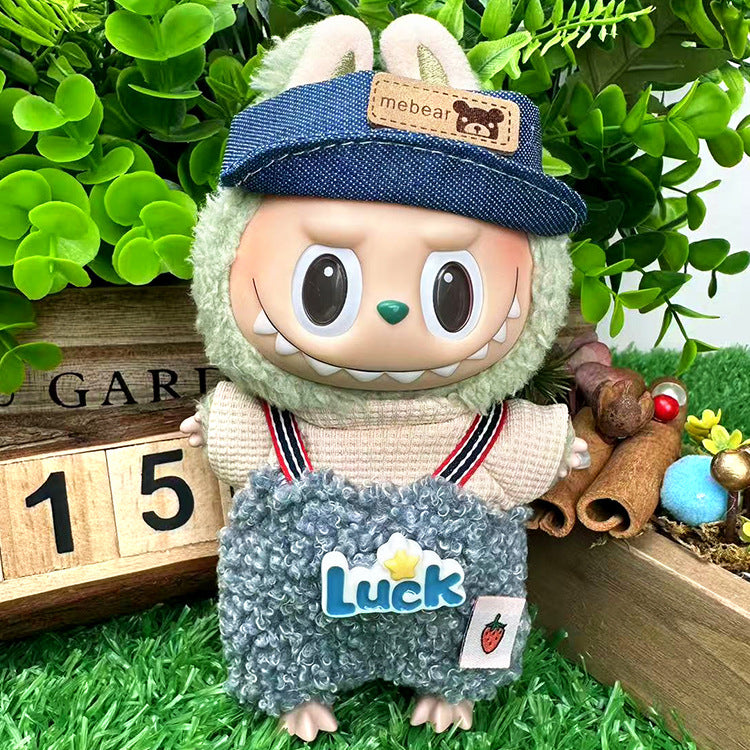 Playeras Streetwear para Muñecos Labubu – Ropa Urbana para Muñecas de 17cm (Muñeca no incluida)