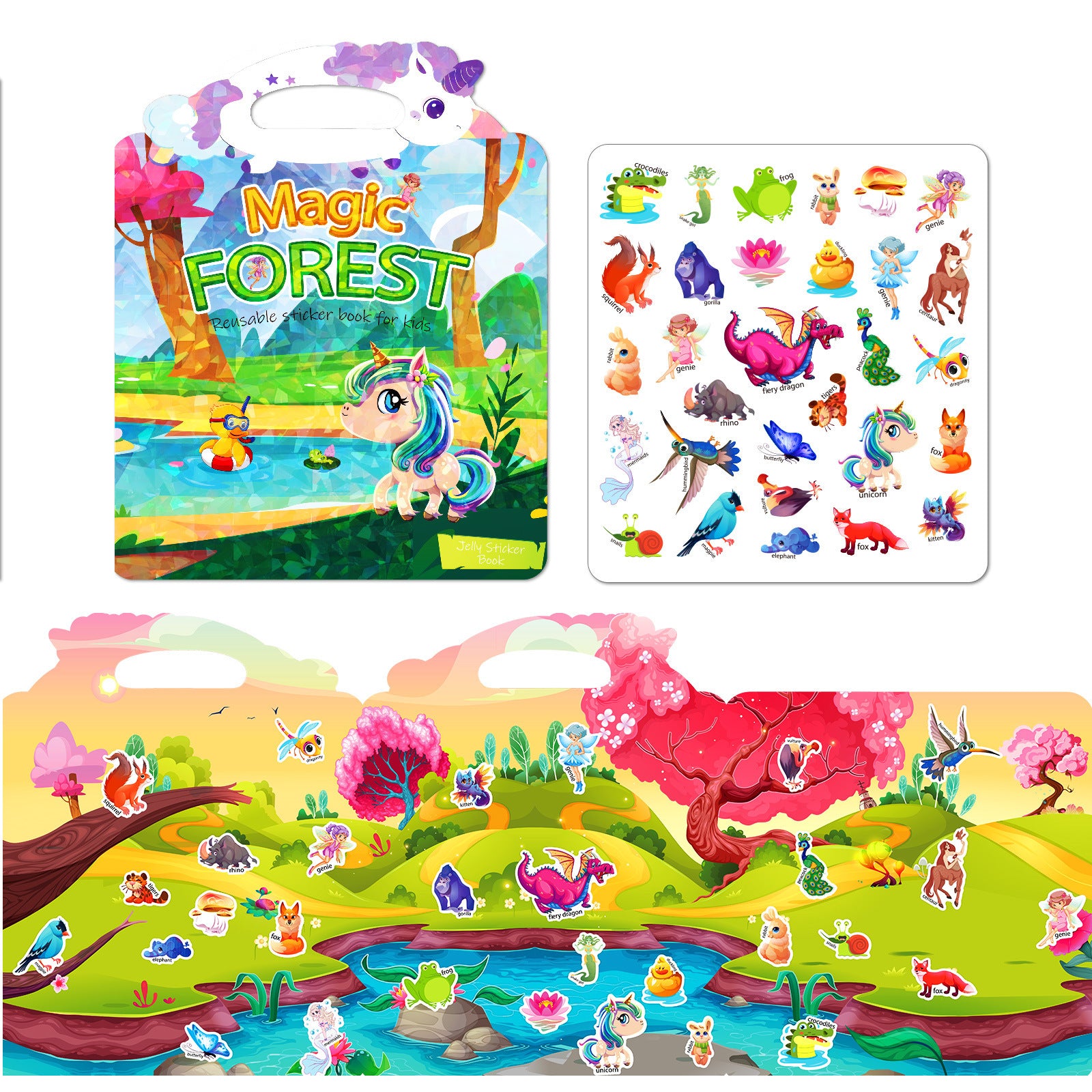 Baby Gel Stickers: Silent Educational Toy for Kids