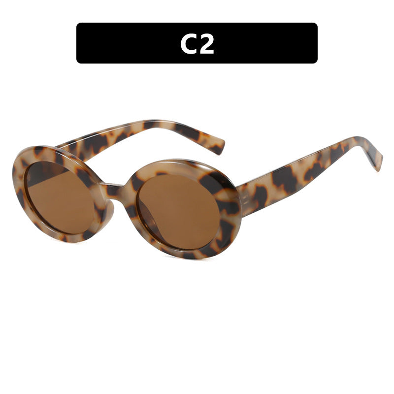 Gafas de Sol Ovaladas Modernas con Protección UV para Mujer