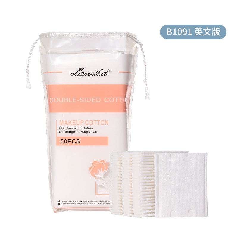 Yousha Algodones Desmaquillantes 222 Piezas: Almohadillas de Doble Cara Gruesas para Desmaquillar y Retirar Esmalte, Empaque de 3 Capas