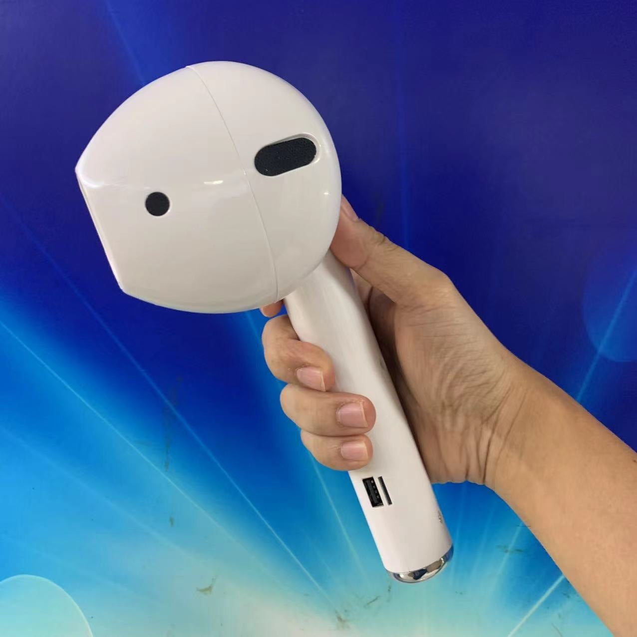 Altavoz Bluetooth portátil con diseño tipo AirPod