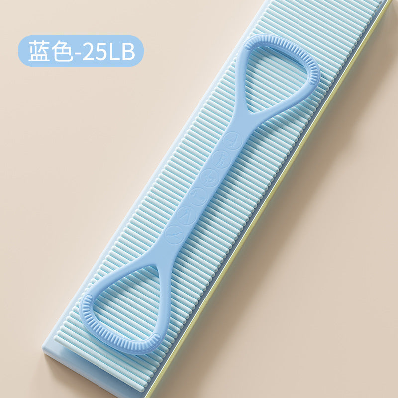 Cuerda de Resistencia en Forma de 8: Banda de Silicona Elástica de Alta Resistencia para Ejercicio, Moldeado Corporal, Entrenamiento de Espalda y Yoga