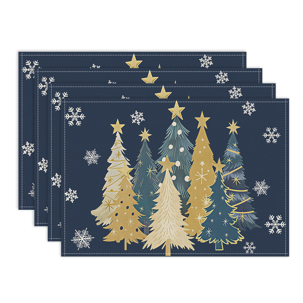 Christmas Table Mat: Holiday Dinnerware & Party Decoration