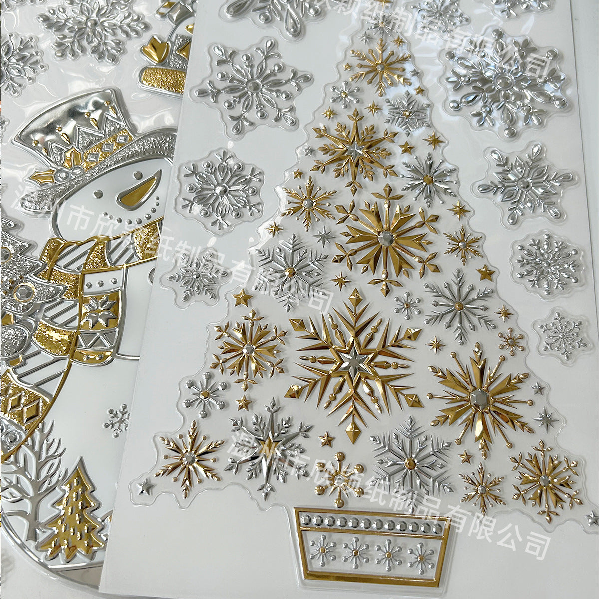 Stickers Navideños 3D para Pared y Ventana: Decoración de Navidad en Varios Diseños