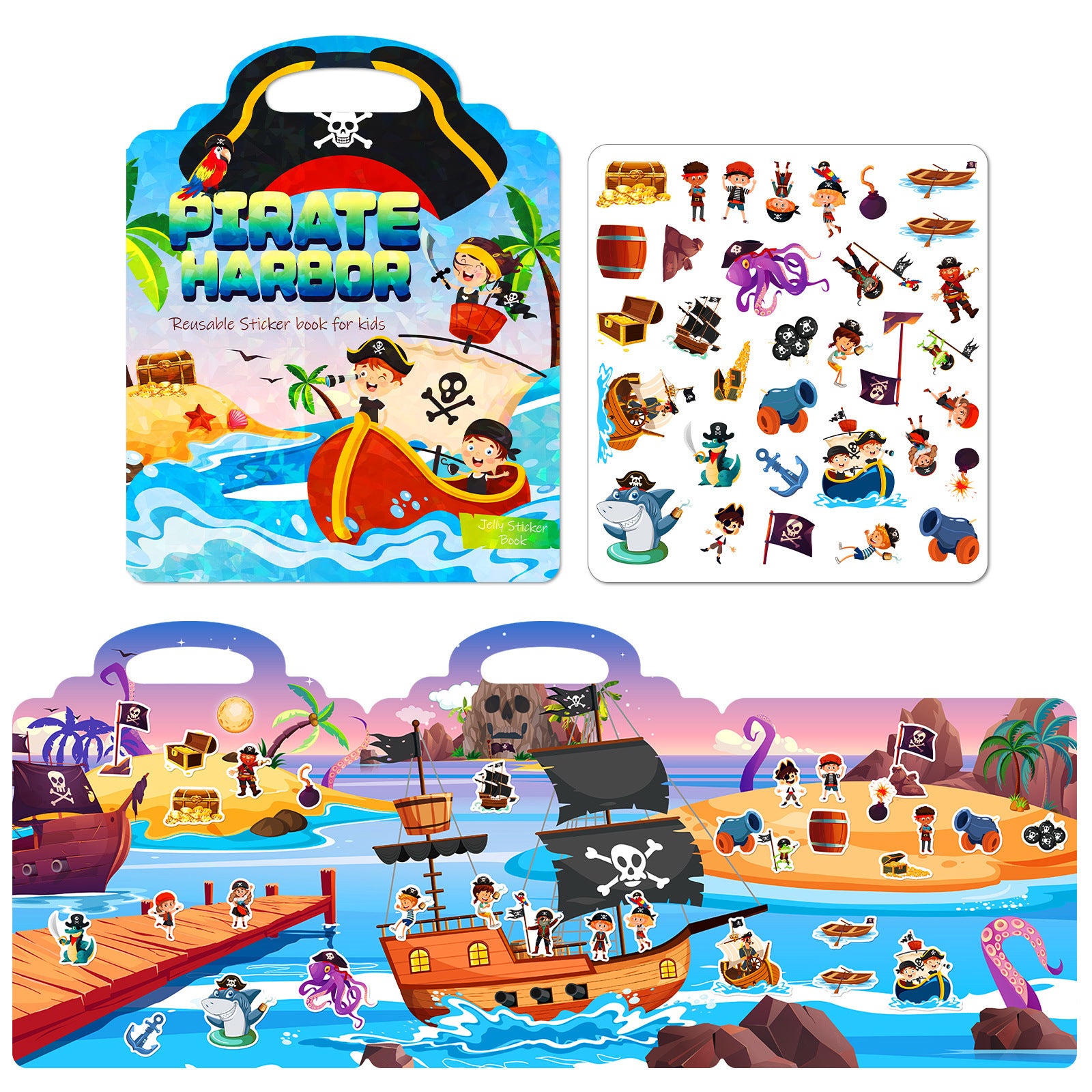 Baby Gel Stickers: Silent Educational Toy for Kids