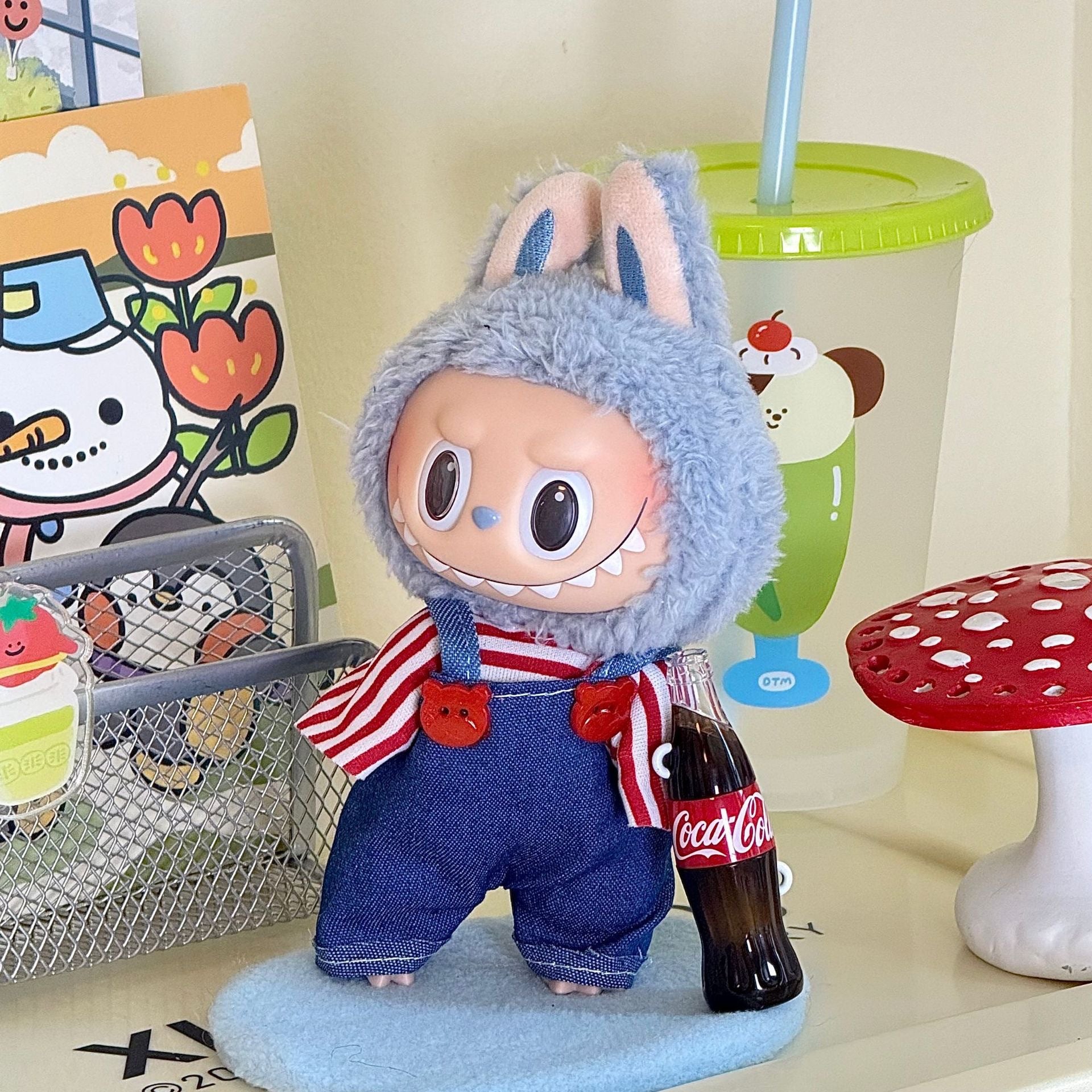 Ropa para muñecas estilo boho chick, para Muñecas Labubu de 17cm (Muñeca no incluida)