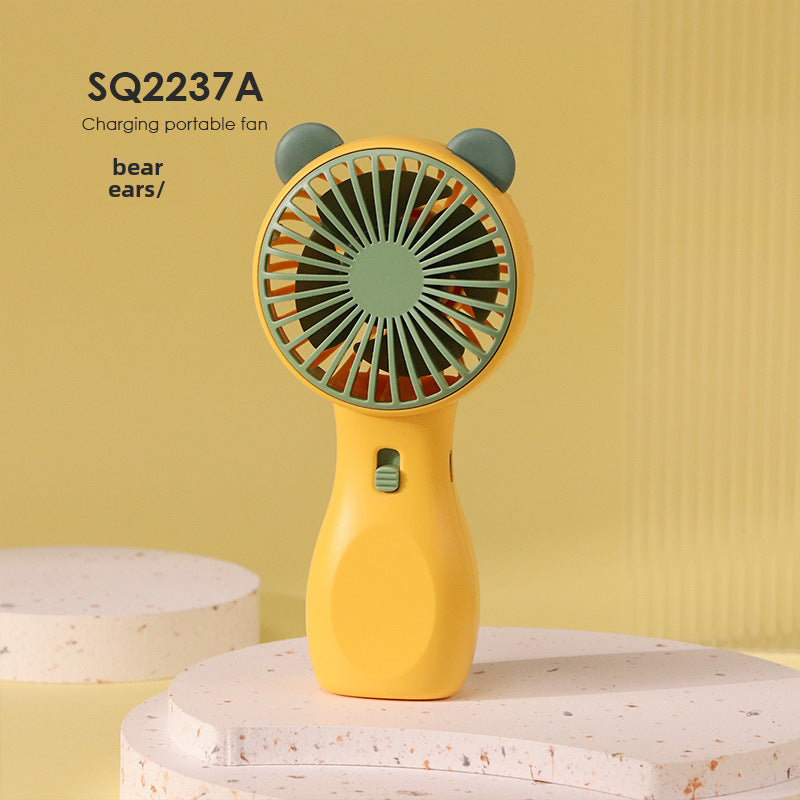 Ventilador portátil silencioso USB recargable con luz: mini ventilador de bolsillo de fábrica