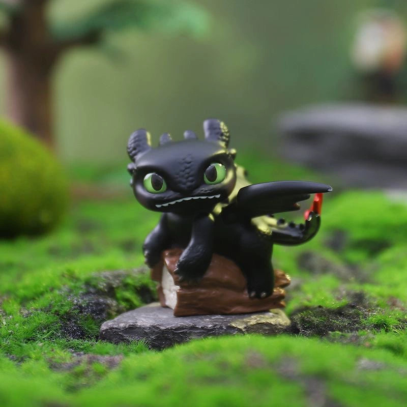 Creative Toothless Dragon Cartoon Collectible Figurine for Desk Decor and Gifts